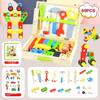 Wooden Toolbox Repair Disassembly Assembly Building Blocks Children Toys Puzzle
