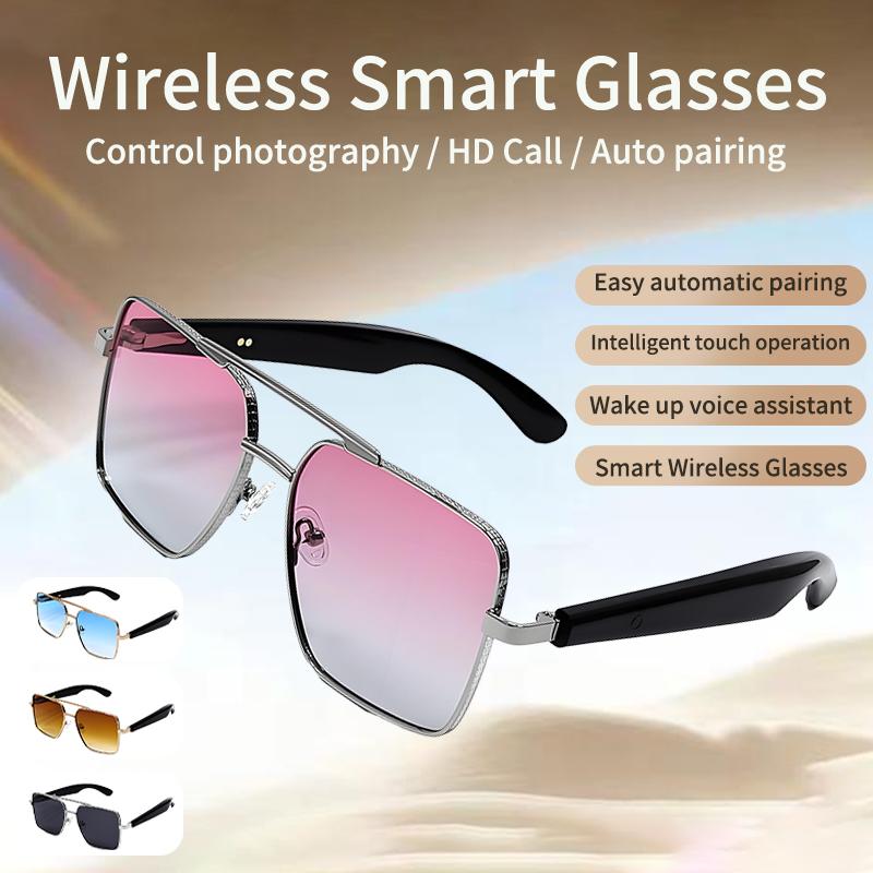 Smart Sunglasses Bluetooth Headphones Outdoor Sport Earphone AI Voice Calling Music Glasses Ultraviolet-Proof Eyeglasses
