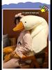 Big White Goose Plush Pillow – Cute Gift for Girls' Birthdays