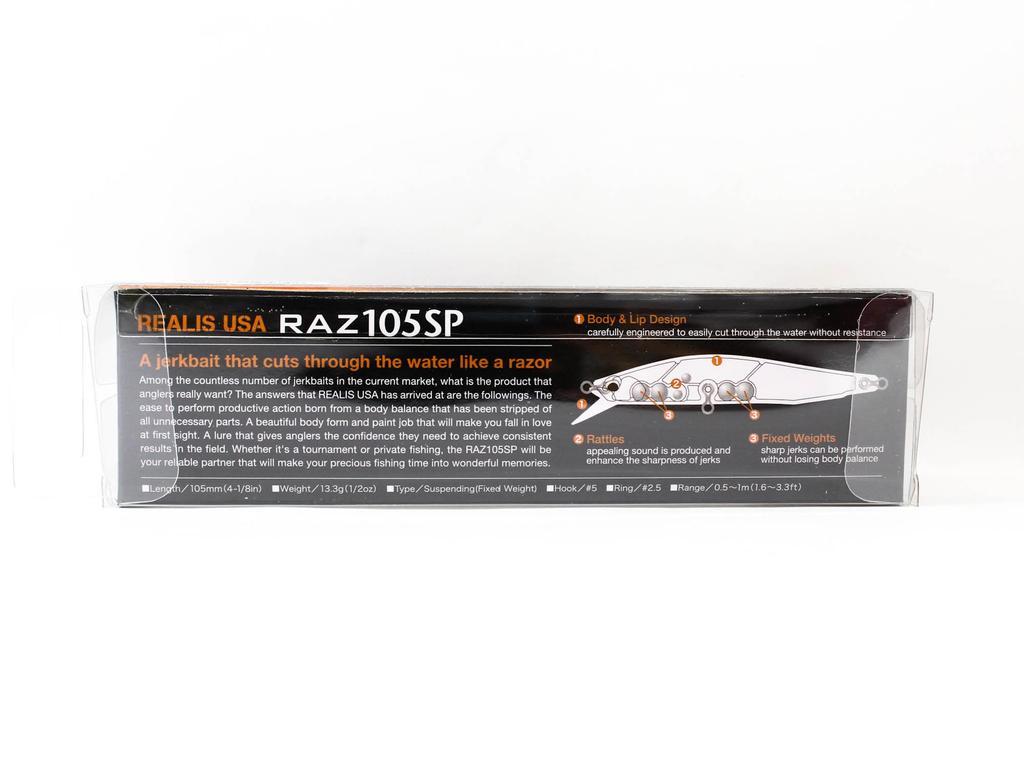 Duo Realis USA Raz Jerkbait 105SP Suspend Lure RUD3058 (5786)