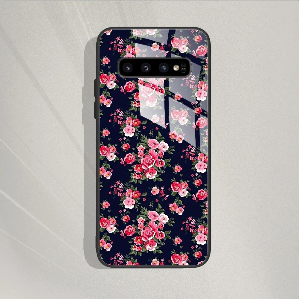For Samsung Galaxy S10 S 10 Plus S10E Case Shockproof Tempered Glass Case Hard Back Cover Funda For Samsung S10 Case S 10 Bumper