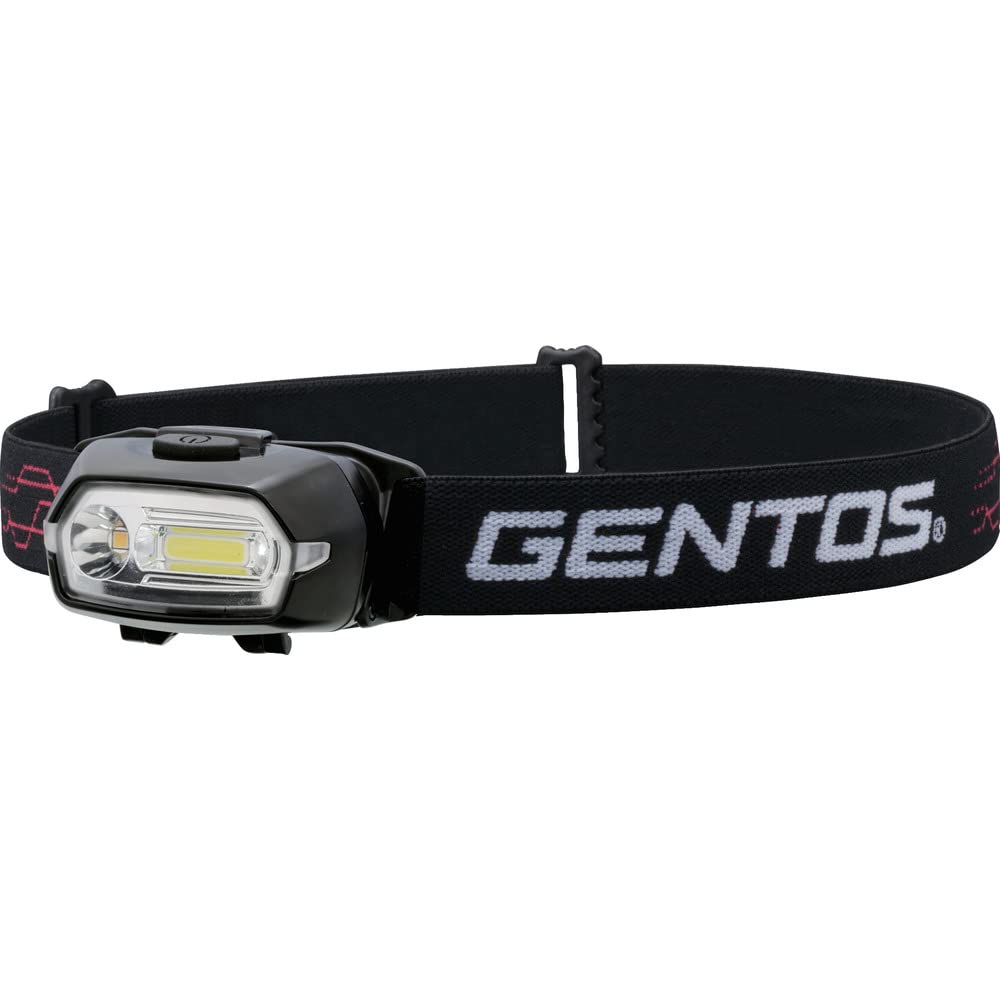 GENTOS LED Headlamp Lumens 3 Hours of Operational Run Time COB Emitting Requires 2 AAA ANSI Standard [150 / / (Light Surface) LED] Batteries, NR-003S,