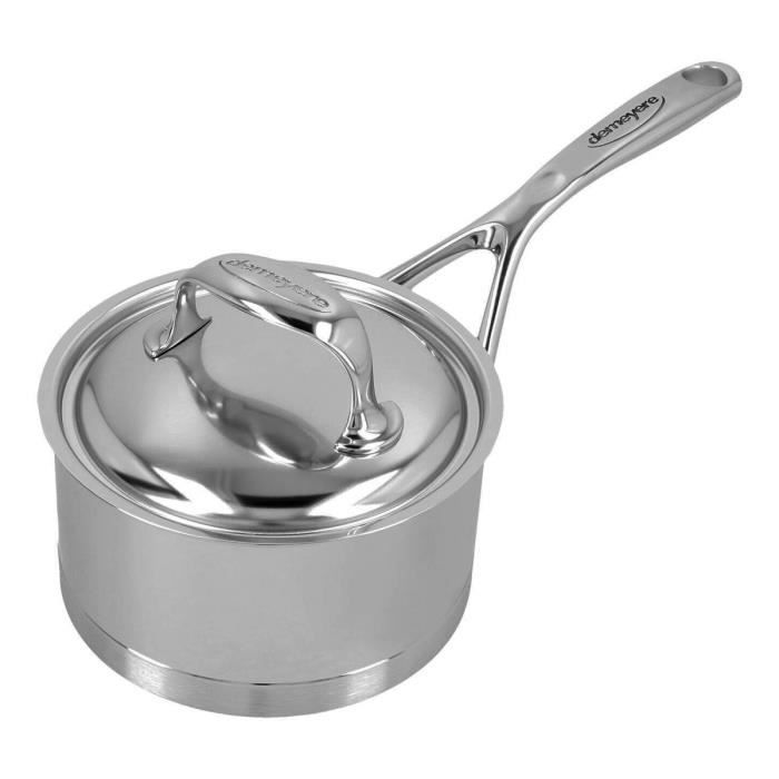 DEMEYERE - Atlantis 7 - Casserole avec Couvercle - 14 cm, Inox 18/10, Argent