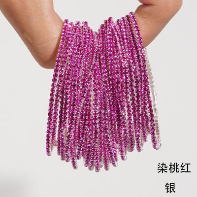 Fashion Elastic Bracelet with Rhinestone Accents Adjustable Stretch Band Elegant Design Suitable for Various Wrist Sizes Durable Materials