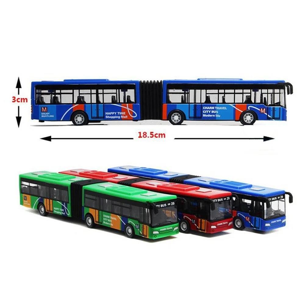 Model autobusu doubledecker v měřítku 1/64 - Slitina, hračka - Zatáhni a jeď pro nekonečnou zábavu - Ideální dárek pro děti - Autentická replika