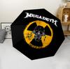 Megadeth (1) Ombrello con struttura robusta adatto per attività all'aperto, viaggi in spiaggia, regalo ideale per tutte le stagioni
