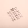 12 Pcs/set Ear Studs Stainless Steel Piercing Jewelry Long Ear Bone Barbell Ear Nail