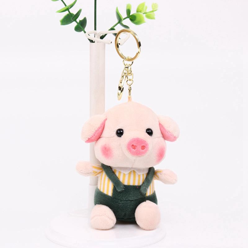 1pc 12cm Cute Fragrance Pig Plush Toys Soft Stuffed Animals Mini Piggy Bag Pendant Plush Dolls Key Chain For Children Girls Gift