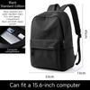 Men's Waterproof Oxford Laptop Backpack 14 Inch Casual Lightweight Travel Rucksack for Unisex Sports
