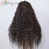 Brown Wig Curly 13x4 Lace Front Wig for Women Long Wave High Quality Dluess High Temperature Fibers Synthetic Lace Front Wigs