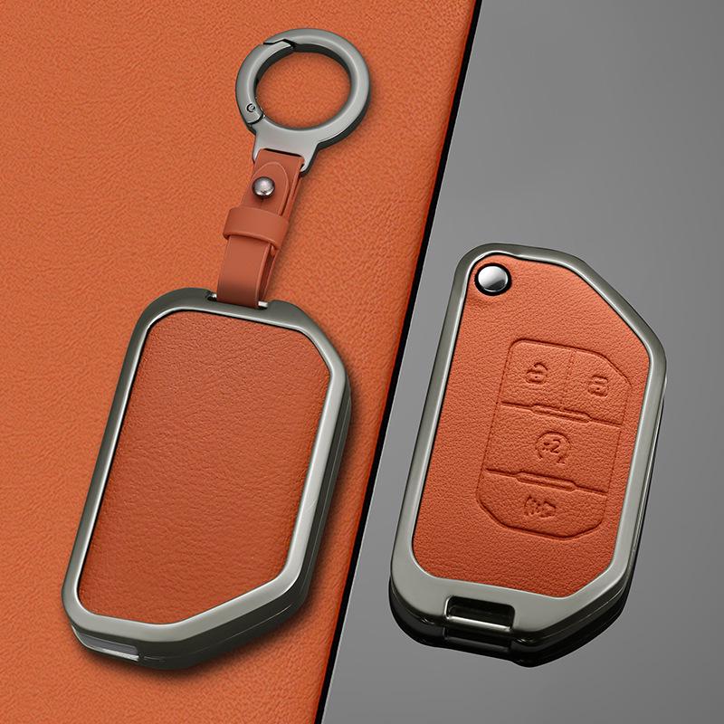 Premium Metal Key Covers for Jeep Wrangler & Gladiator