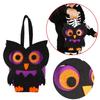 Festival Halloween Candy Bag Gift Cookie Bags Bat/Skull/ Skeleton Shaped Packaging Bags for Trick or Treating Pouch