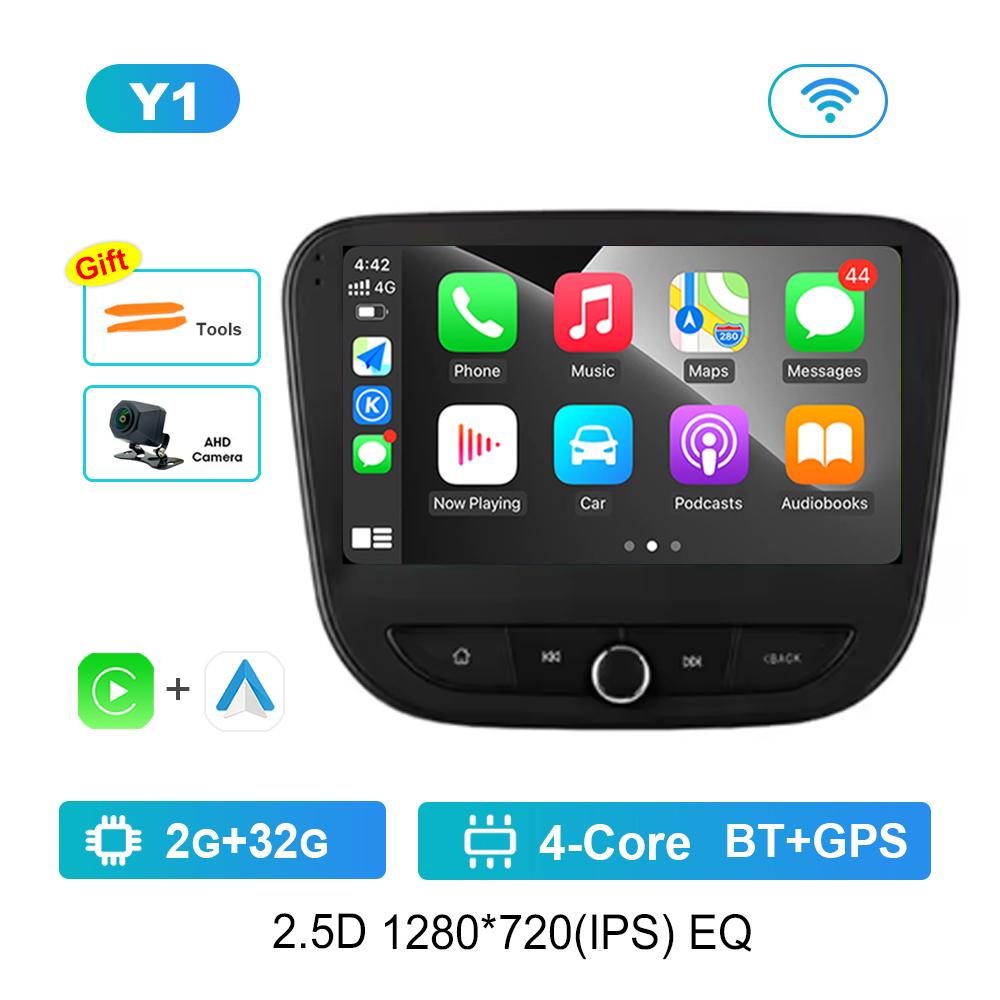 Carplay DSP Stereo Android Intelligent System for Chevrolet Malibu 9 2015 - 2022 Navi GPS Car Video Multimedia Player WiFi+4G