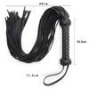 Faux Leather Pimp Whip Racing Riding Party Flogger Queen Black Riding Whip