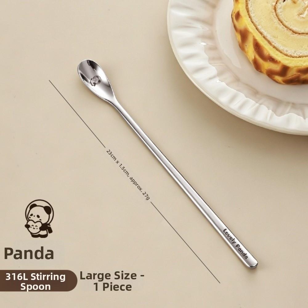 Long Handle Long Handle Spoon 316 Stainless Steel Mixing Spoon Stirring Spoon Coffee Stirring