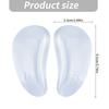 4 Pairs Adhesive Orthotic Clear Arch Support Shoe Insoles Flat Feet Arch Insert Gels Pads for Foot Pressure Relief