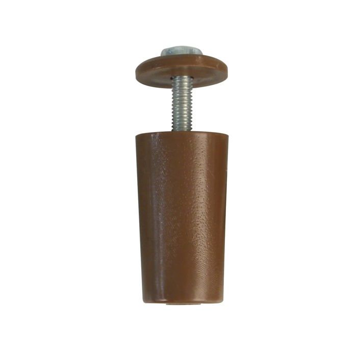 AMIG | Butée de volet roulant | 40 mm | Polypropylène | Marron