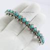 Natural Turquoise Cuff Bracelet, Arizona Turquoise Bangle, Boho Cuff Bracelet, 925 Sterling Silver Multi Stone Bracelet, Engagement Bracelet