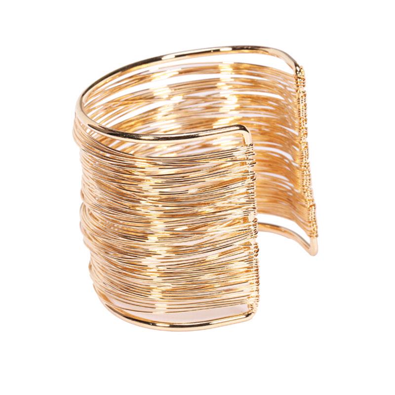 Women Statement Bracelet Bangles Dress Luxury Vintage Multilevel Bangle