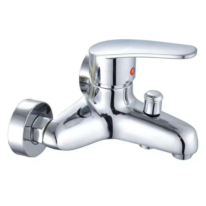 Polished Chrome Single Handle Thermostatic Bath Shower Mixer Tap Set Rain Spray Pattern with Ceramic Valve Core Bathroom Faucets