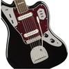 Squier by Fender Electric Guitar Classic Vibe '70s Jaguar®, Laurel Fingerboard, Black with Soft Case