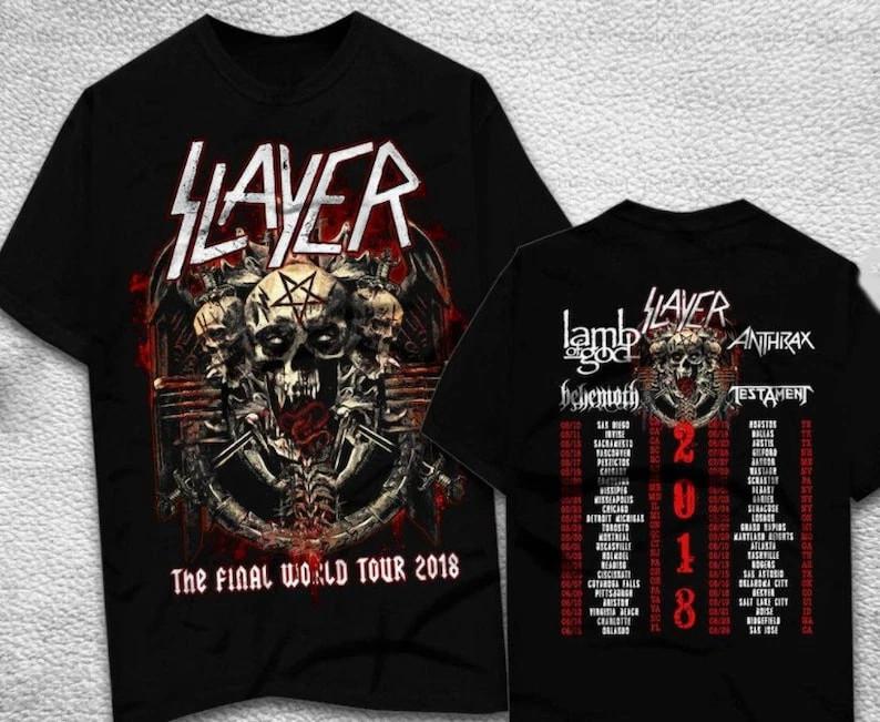 Slayer Vintage Shirt Slayer Shirt Slayer Tour Shirt Unisex T-Shirt S