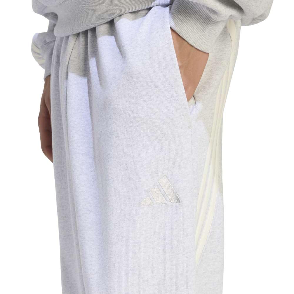 Sweatpants adidas KIT 3-Stripes Men's Light Grey Heather Off White M RG576 KW2360