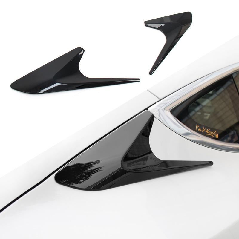 Tesla Model 3 Rear Window Carbon Fiber Decorative Trim Sticker