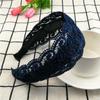 Trendy Hollow Flower Wash Face For Girls Korean Head Wrap Women Hair Hoop Lace Hairbands Headband