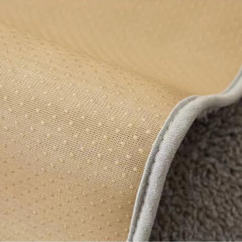 Winter Lamb Wool Sofa Towel Thicken Warm Plush Soft Smooth Sofa Mat Covers for Living Room Solid Color Anti-slip Couch Cover