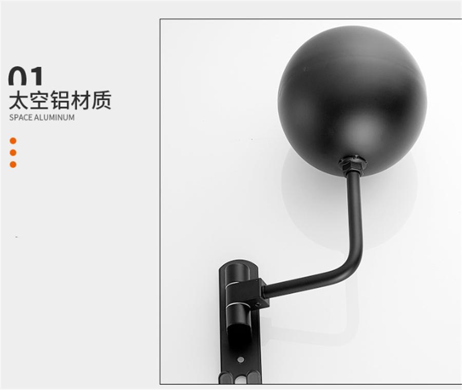 Black Motorcycle Bike Helmet Holder Storage Shelves Wall Mount Hanger Rack Hook