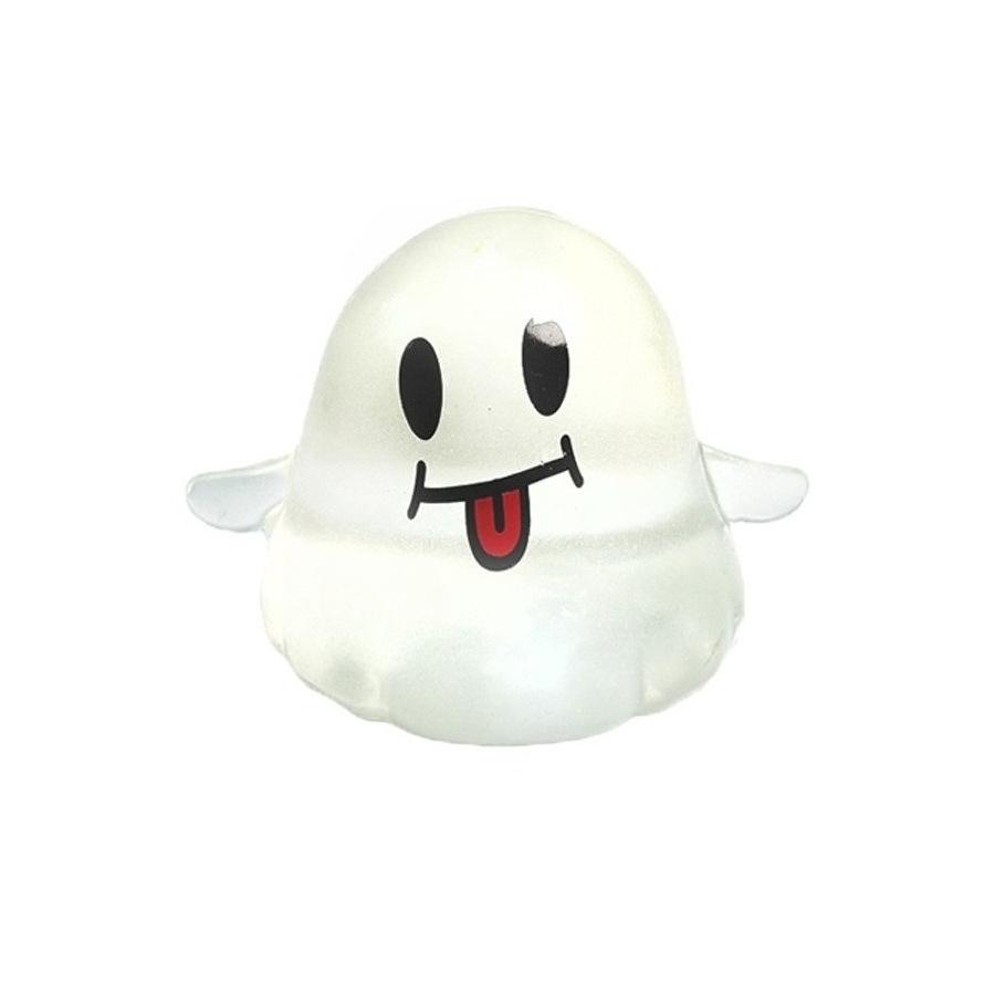

2pcs Soft Squeeze Toy Halloween Fidget Toy Ghost Decompress Squeeze Stress Ball Creative Prank Toy for Kid Adult Halloween Gifts