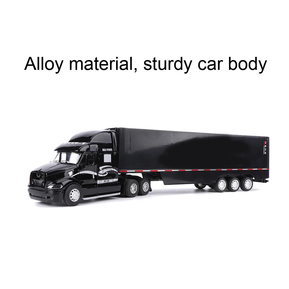1:48 34.5CM Alloy Truck Model Simulation Light Sound Effect Pull Back Vehicles Toy
