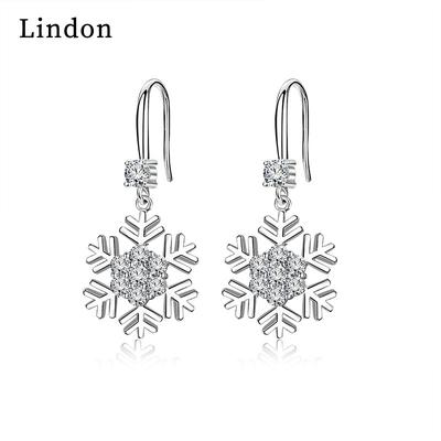 Lindon Copper Alloy Zircon Earrings Drop Earrings For Women Wedding Party Gifts