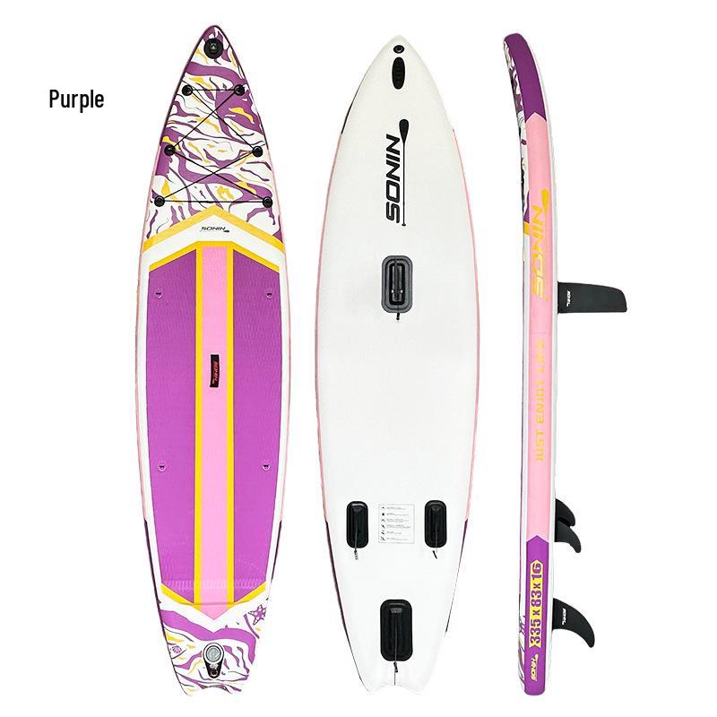 Inflatable Stand-Up Paddleboard - Professional Surfboard and Kayak Board for Beginners