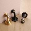 Luxury Cylindrical Brass Magnetic Door Holder Stopper Bedroom Brass Magnetic Suction Anti-Collision Door Stopper