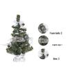20/30/40cm DIY Christmas Desktop Tree with Ornaments - Potted Decorations