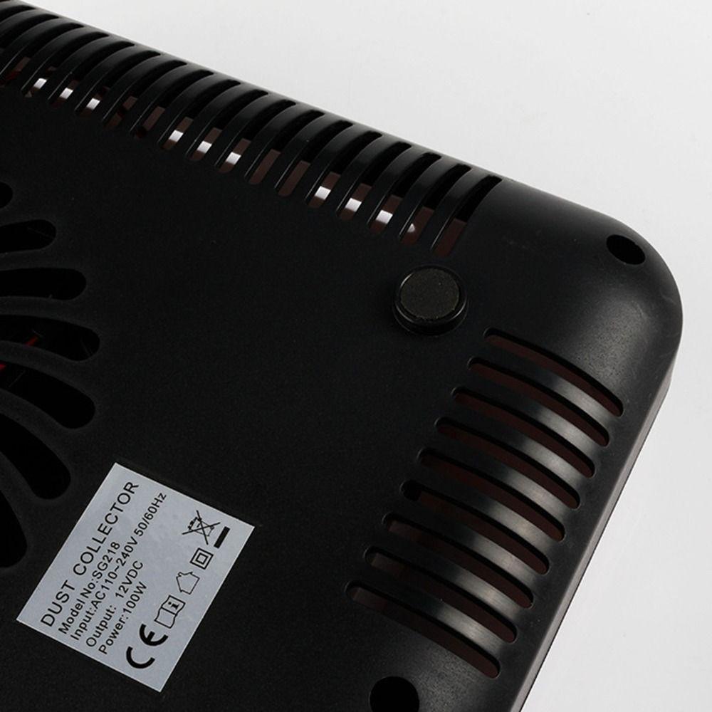 100W Nail Dust Vacuum Cleaner Removable Filter Screen Nails Dust Extractor Fan  For Nail Art