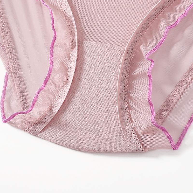 CINOON Perizoma Sexy Trasparente da Donna Basso con Bordi in Pizzo Fiocco Mutandine Ultra-Sottili Traspiranti Dolci & Seducenti Biancheria Intima Quotidiana