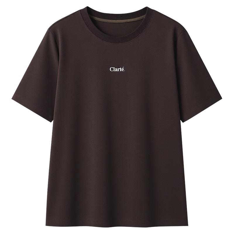 Women s Letter Print Round Neck T-shirt M