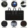 Car Seat Organizer Storage Bag with 8 Pockets and Adjustable Straps Suitable for Tools Bottles Accessories Vehicle Organization
