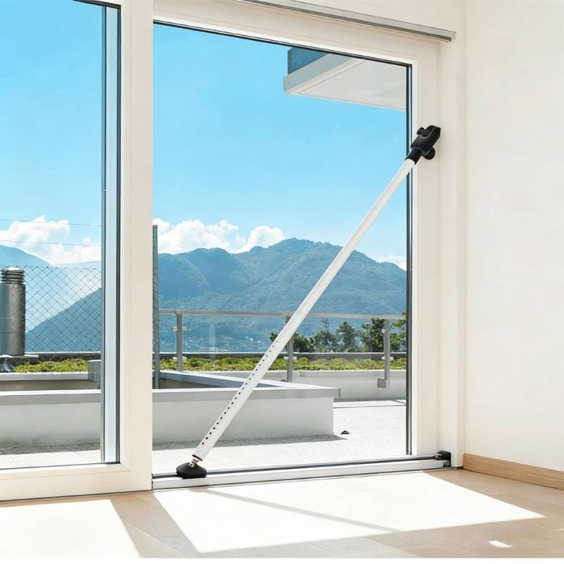 Heavy Type Carbon Steel Adjustable Door Security Bar for Protecting in Apartments Hotel and Residential Entrances