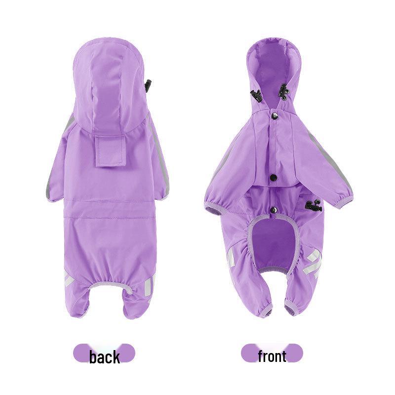 Waterproof Raincoat for Dogs - Available In Large, Medium, and Small Sizes. Perfect for Puppy Rainy Days. Outdoor Pet Apparel & Supplies.