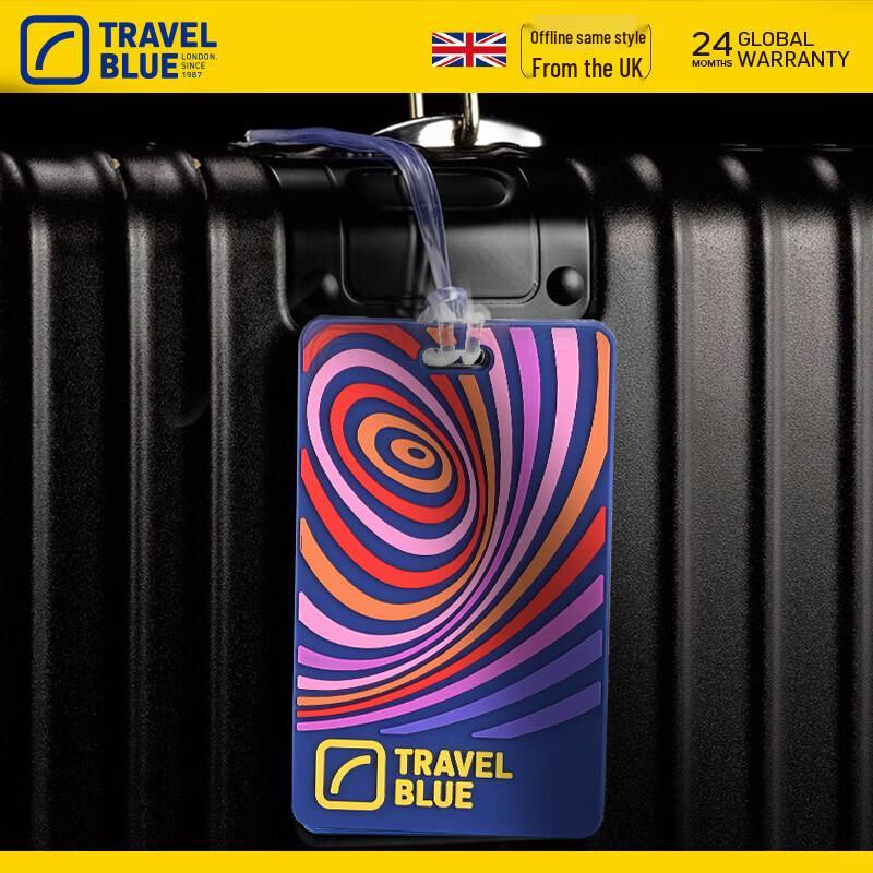 Синий багажный идентификационный тег для путешествий