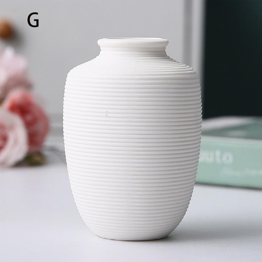 Małe ceramiczne wazony, prosty wystrój domu, dekoracja salonu, doniczki na suche kwiaty, rękodzieło, wazony hydroponiczne