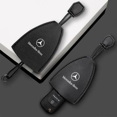 Car Key Case Remote Control Key Case Blocking Pouch Case For Mercedes Benz AMG W212 W205 W246 W177 W176 W213 GLC GLE GLS ML Welcome Laser Logo Lamp