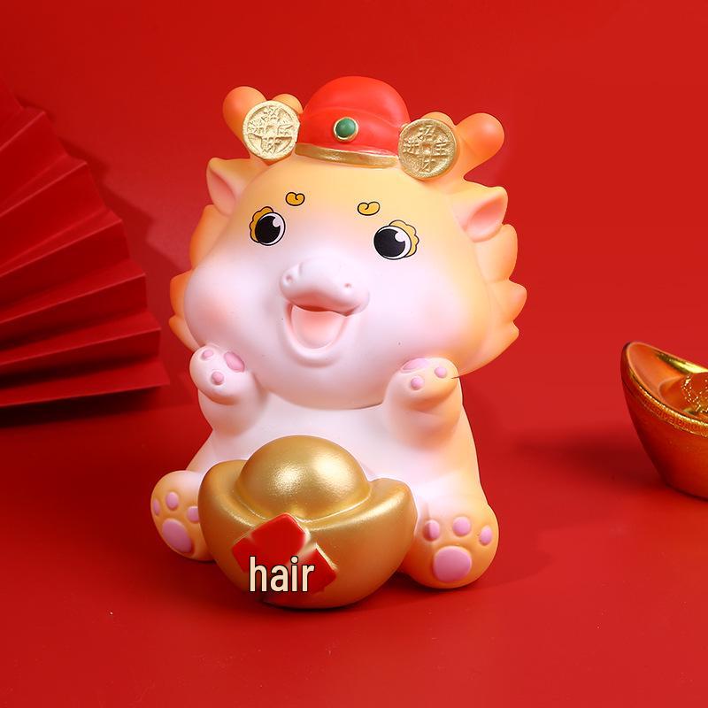 Cartoon Cow Piggy Bank - Enamel, Durable, Creative Gift for Kids