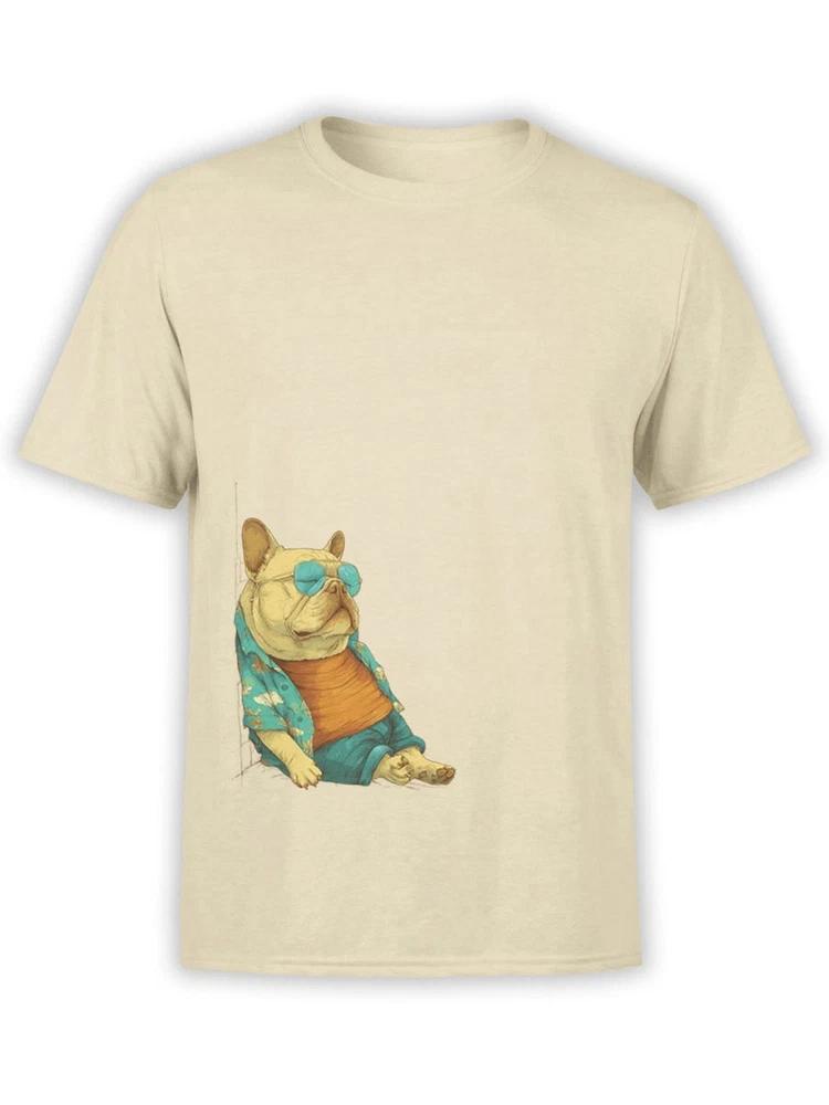 Lazy Sunday Tshirt Funny Chill Bulldog Tee Unisex S