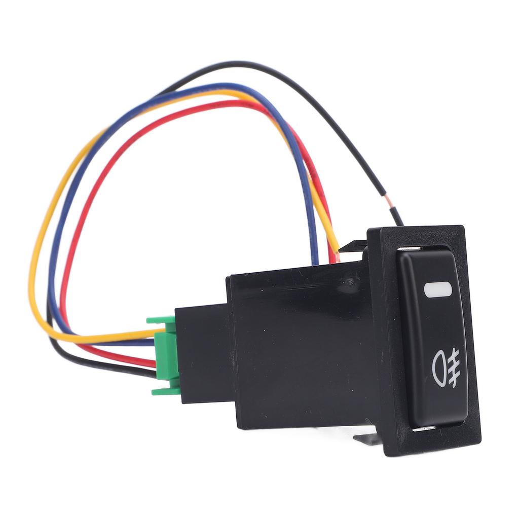 Fog Light Push Button Switch With Harness Safe Connection Shockproof Replacement for Camry Hiace Elantra