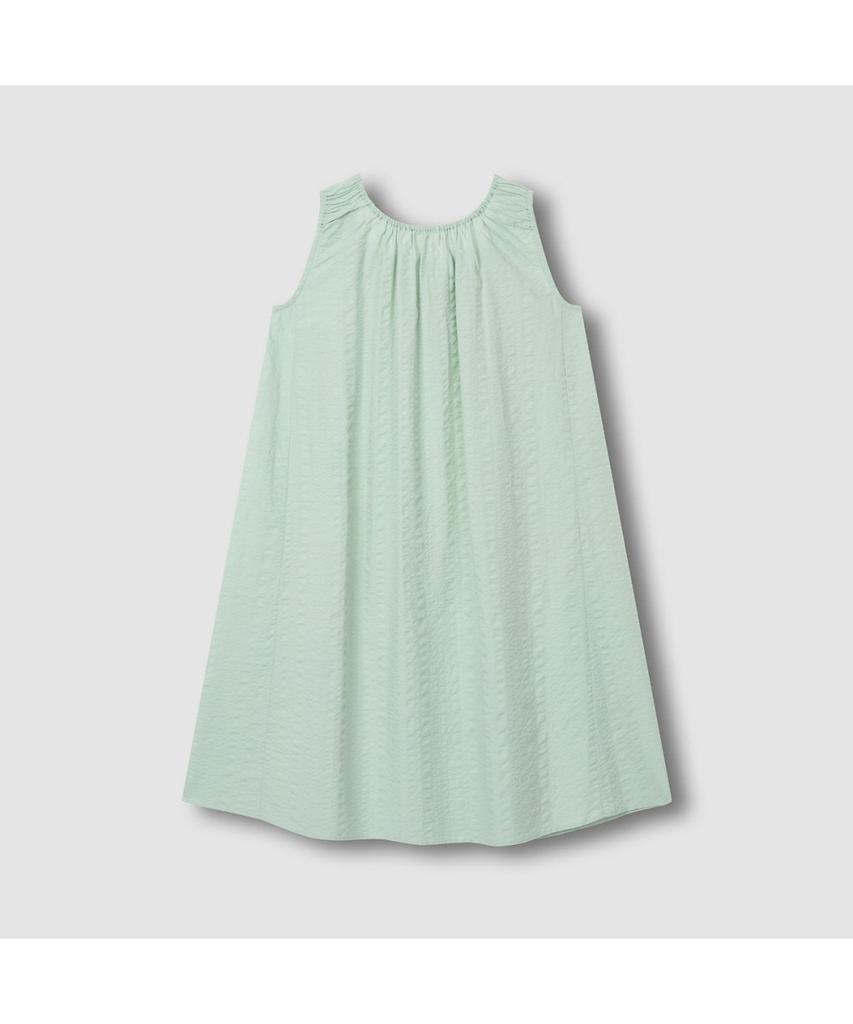 Jaju Women'S Soft Seersucker Sleeveless Pajama Dress_Mint